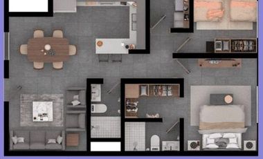 Departamento en Venta en Residencial Céntrika