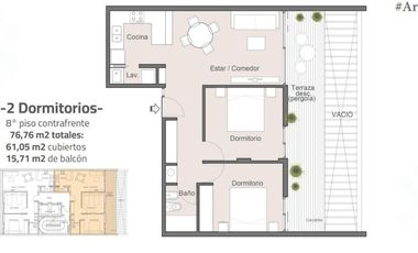 Venta Dpto. 1 dormi en Pozo - Centro - Neuquén Capital