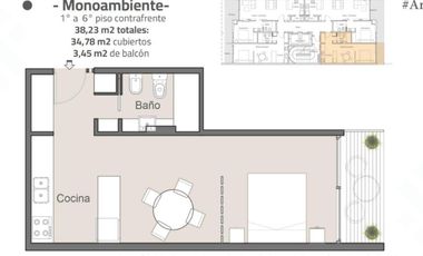 Venta Dpto. 1 dormi en Pozo - Centro - Neuquén Capital