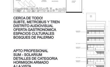 Semipiso 2 amb. c/balcón terraza casi a estrenar