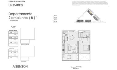 Venta Departamento 2 ambientes - Buenavista - San Fernando
