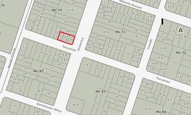 Tres Propiedades en Venta en Av. Victorica