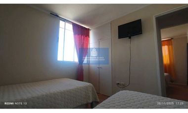 DEPARTAMENTO AMOBLADO TRES HABITACIONES SECTOR LA VIÑITA