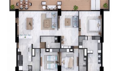 Departamento en venta WOHA SS