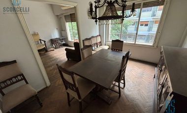 Depto. de 100 m2 cub. con Balcón, depend. baulera, terraza de uso comun. A REFACCIONAR!