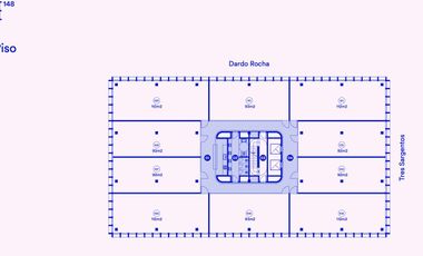 Oficina esquinera moderna en San Isidro con 5 cocheras