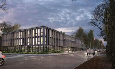 Oficina esquinera moderna en San Isidro con 5 cocheras