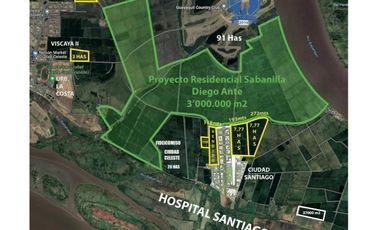 Terreno en venta en Samborondón, Samborondon