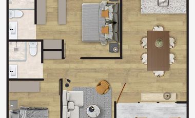 Preventa, Precio de Oportunidad! Departamento en Planta Baja, de Lujo, en Zibata