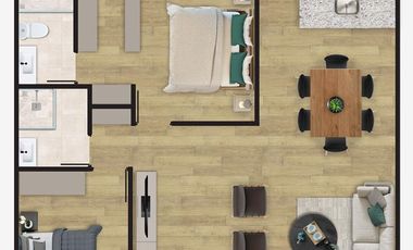 Preventa, Precio de Oportunidad! Departamento en Planta Baja, de Lujo, en Zibata