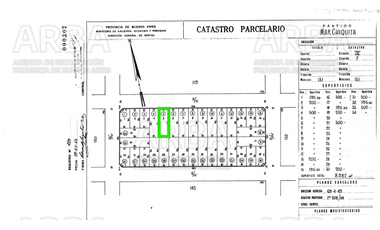 Terreno 300 m² Santa Clara del Mar
