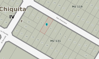 Terreno 300 m² Santa Clara del Mar