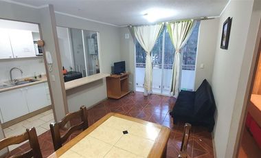 Depto 3d+1b 50m2 Amoblado Estacionamiento Cond. Bdt Etap