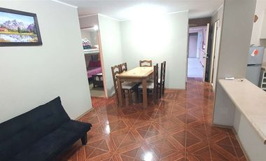 Depto 3d+1b 50m2 Amoblado Estacionamiento Cond. Bdt Etap