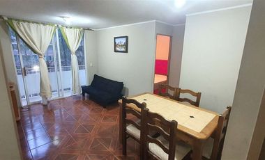 Depto 3d+1b 50m2 Amoblado Estacionamiento Cond. Bdt Etap