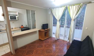 Depto 3d+1b 50m2 Amoblado Estacionamiento Cond. Bdt Etap