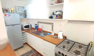 Depto 3d+1b Con Patio, Amoblado Y Estacionamiento.