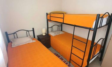 Depto 3d+1b Con Patio, Amoblado Y Estacionamiento.