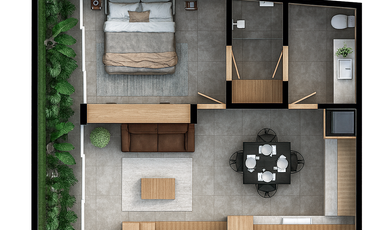 Departamentos ITERA en Dzityá: Inversión Inteligente y Diseño Contemporáneo en e