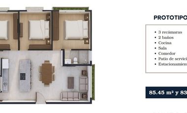 Departamento en venta en Centro de Pátzcuaro