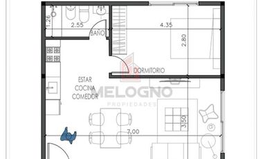 Departamento en Pozo. Madiba XIV. 