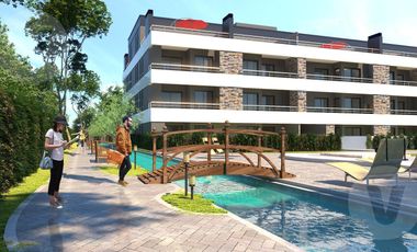 Departamento 2 amb en venta con jardin - Canning, Complejo Ayres del Sur