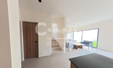 Casa de dos pisos y 2 recamaras en privada residencial en Tixcacal, Merida  Entrega inmediata