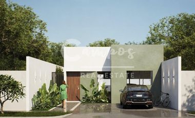 Casa de un piso y 2 recamaras en Zona Conkal  Preventa enero 2027