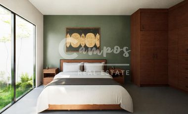 Casa de un piso y 2 recamaras en Zona Conkal  Preventa enero 2027