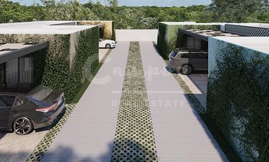 Villa de 3 recamaras en privada residencial en Conkal Yucatan