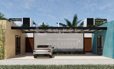 Villa de 3 recamaras en privada residencial en Conkal Yucatan