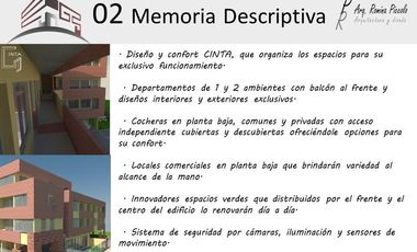 DEPTOS 2 AMB A ESTRENAR A LA VENTA EN PILAR