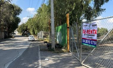 Renta Terreno Comercial en Cuautitlán Izcalli