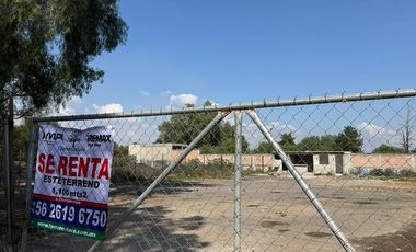 Renta Terreno Comercial en Cuautitlán Izcalli