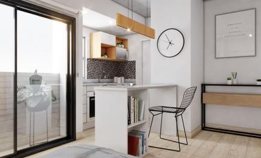 Venta departamento monoambiente Ciudadela balcon