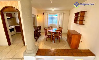 Xalapa Casa en Renta de un piso amueblada Fracc Paraíso