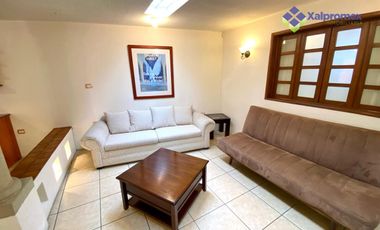 Xalapa Casa en Renta Amueblada de un piso Fracc Paraíso