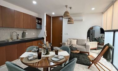 Departamento en venta equipado y amueblado Tiara 36, Temozón Norte