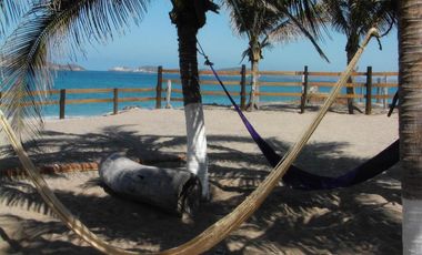 VENTA TERRENO A PIE DE PLAYA ZONA CHAMELA JALISCO