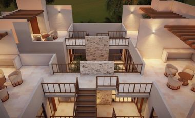 DEPARTAMENTO EN VENTA DE 1 HABITACIÓN EN BACALAR CON ALBERCA