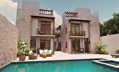 DEPARTAMENTO EN VENTA DE 1 HABITACIÓN EN BACALAR CON ALBERCA