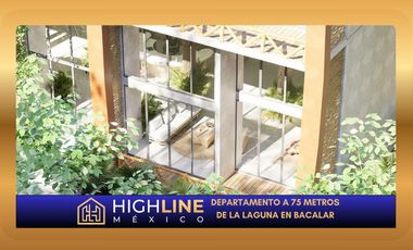 Departamento en Venta en Bacalar de 3 Habitaciones a Pasos de la Laguna