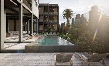 Departamento en Playa del Carmen 1 recamara con alberca en rooftop