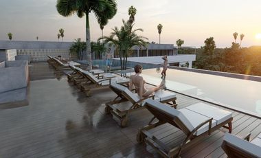 DEPARTAMENTO DE 2 HABITACIONES EN BACALAR EN VENTA CON GYM SPA Y ALBERCA