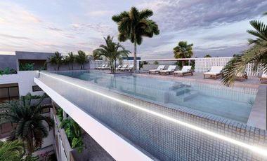 DEPARTAMENTO DE 2 HABITACIONES EN BACALAR EN VENTA CON GYM SPA Y ALBERCA