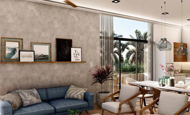 DEPARTAMENTO DE 2 HABITACIONES EN BACALAR EN VENTA CON GYM SPA Y ALBERCA