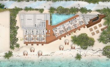 Departamento en Mahahual exclusivo frente al mar en la Costa Maya, que ofrece la oportunidad única