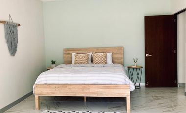 DEPARTAMENTO AMUEBLADO EN VENTA, TERRZA PRIVADA FRENTE AL MAR DE SAN BENITO.