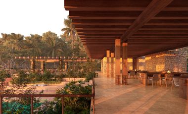 Penthouse en venta Bacalar de 3 habitaciones | acceso directo a la laguna| Rooftop y alberca privada