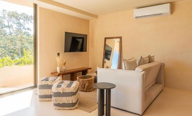 Penthouse en venta Bacalar de 1 habitación| acceso directo a la laguna| Rooftop y alberca privada